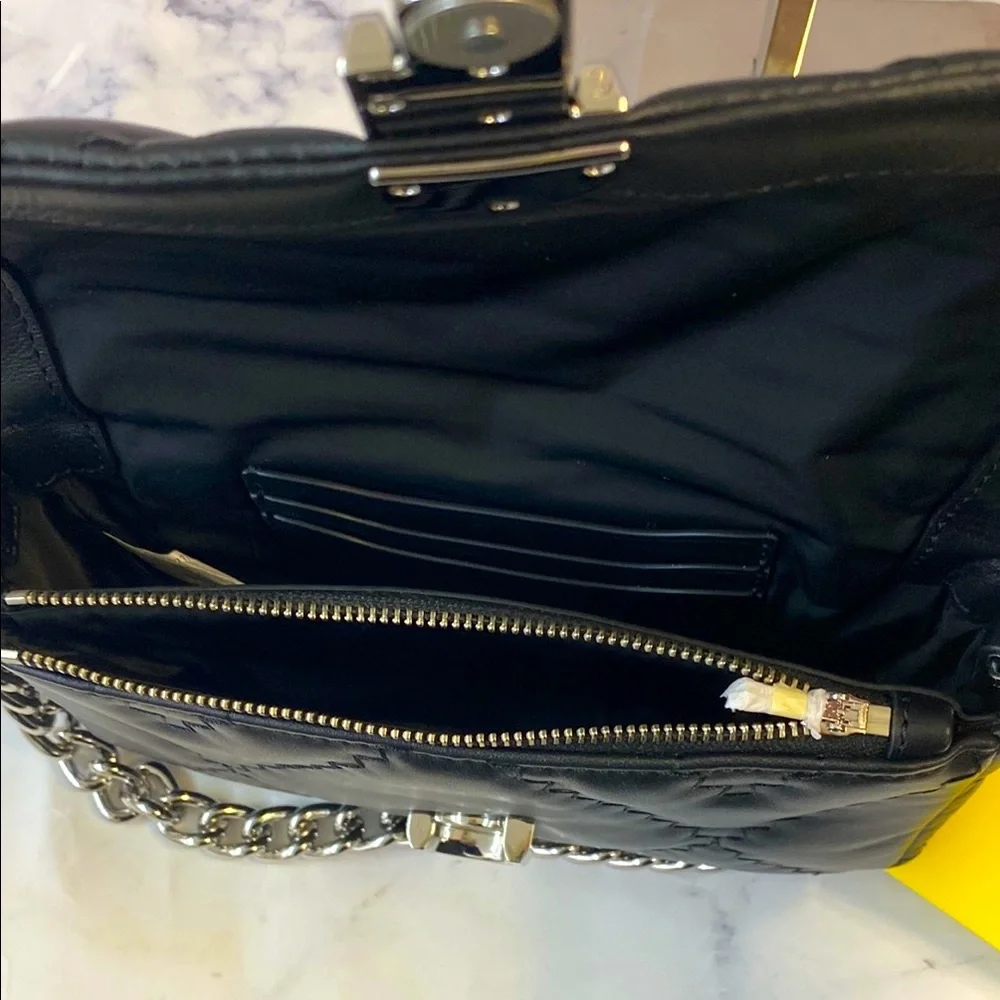 NWT Marc Jacobs Black Quilted Mini Shoulder Bag - Picture 9 of 11